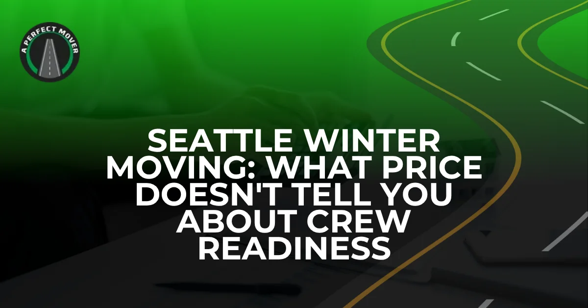 Hiring Movers in Seattle Winter: What Price Doesn't Tell You About Crew Readiness article image