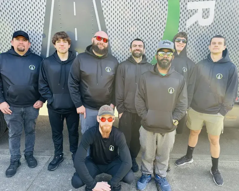 A Perfect Mover crew and moving truck